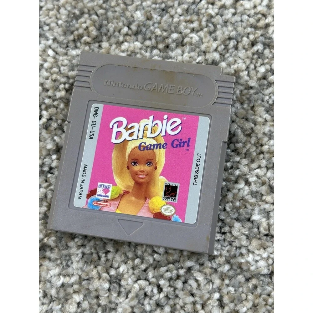Barbie:‎ Game Girl (Nintendo Game Boy) Cartridge Original Game